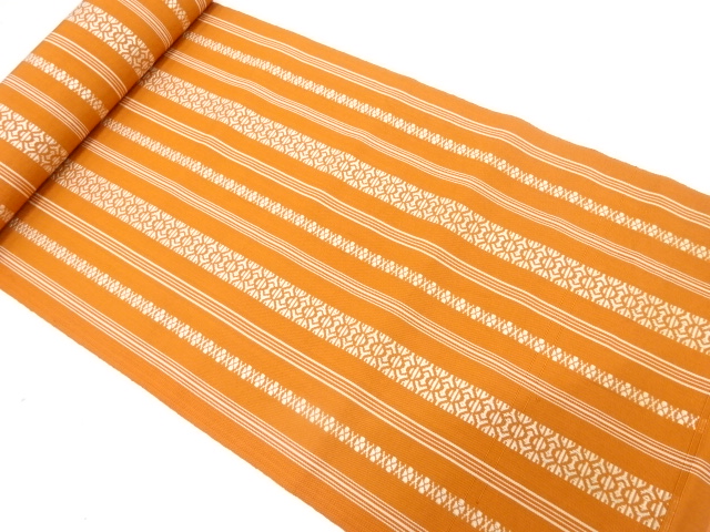 アンティーク　博多　八寸帯地反物